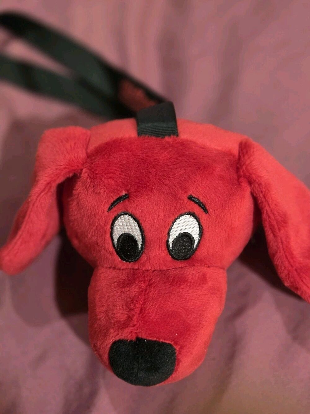 Jack & Pup Clifford The Big Red Dog Lanyard Tag Holder With Pocket 16” Strap